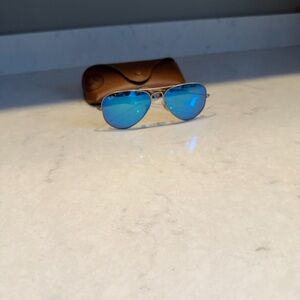 Ray-Ban Blue Aviator Sunglasses 58-14